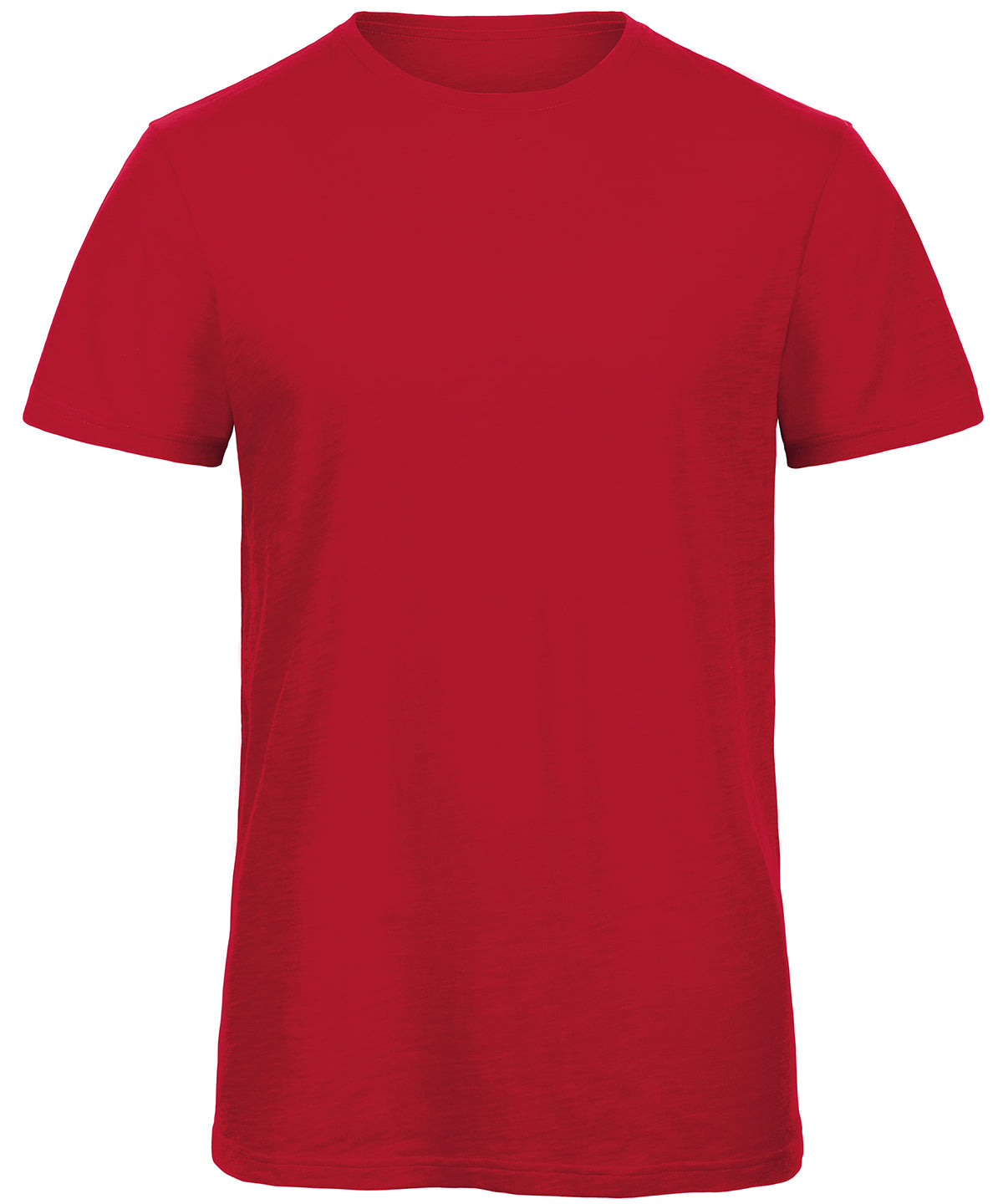 Chic Red - B&C Inspire Slub T /men - GarmentEmbroidery