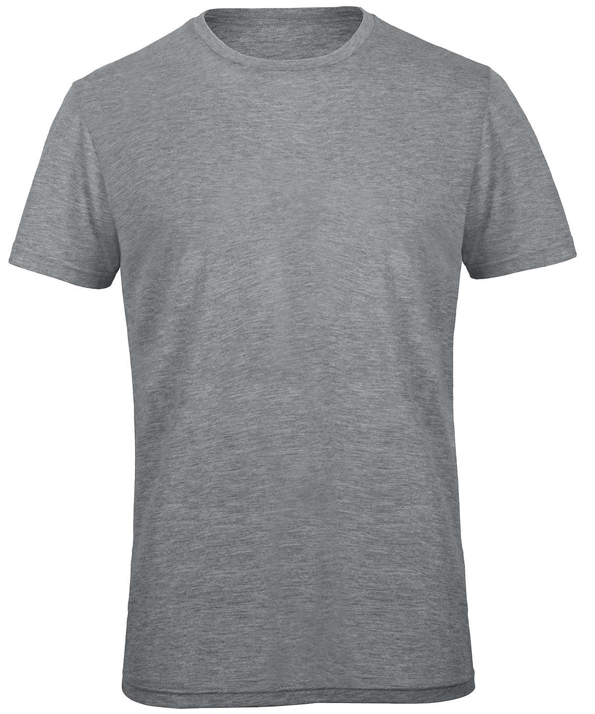 Heather Light Grey - B&C Triblend /men - GarmentEmbroidery