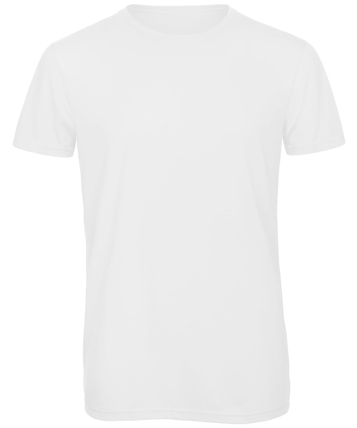 White - B&C Triblend /men - GarmentEmbroidery
