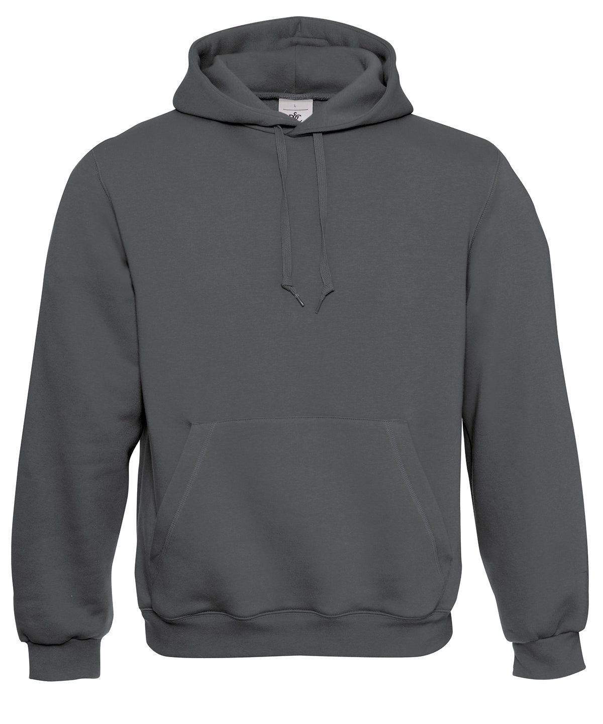 Steel Grey - B&C Hooded sweatshirt - GarmentEmbroidery