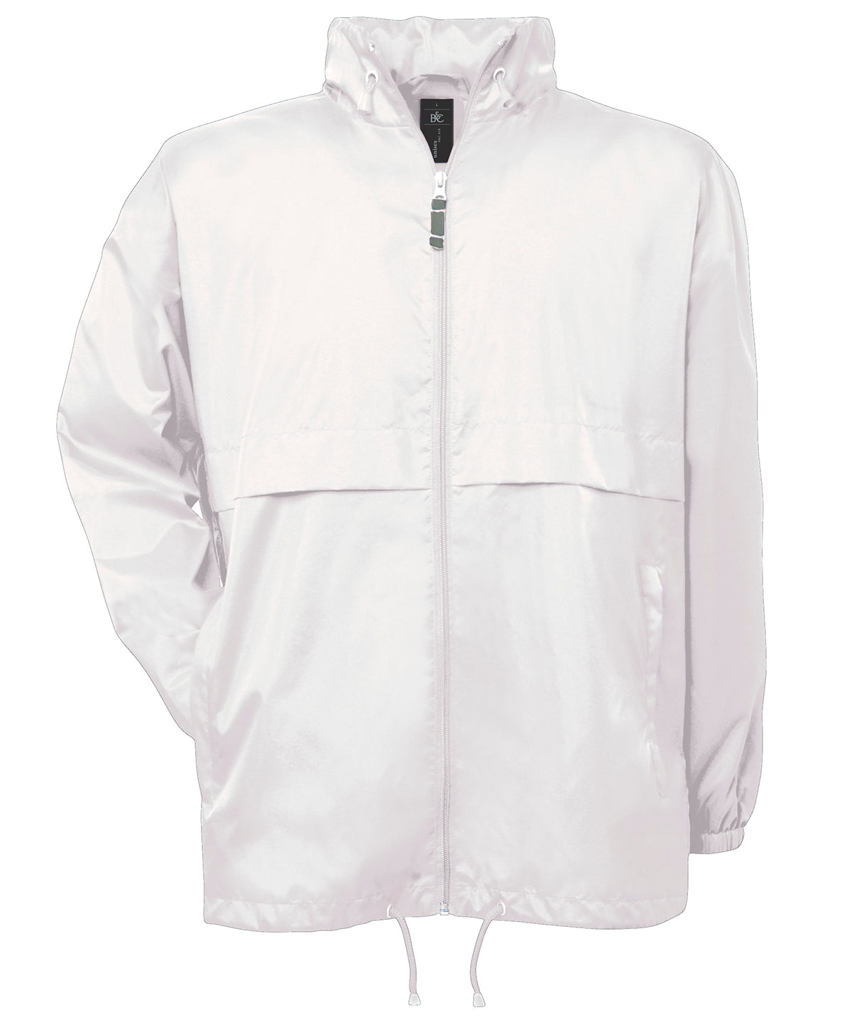 White - B&C Air windbreaker - GarmentEmbroidery
