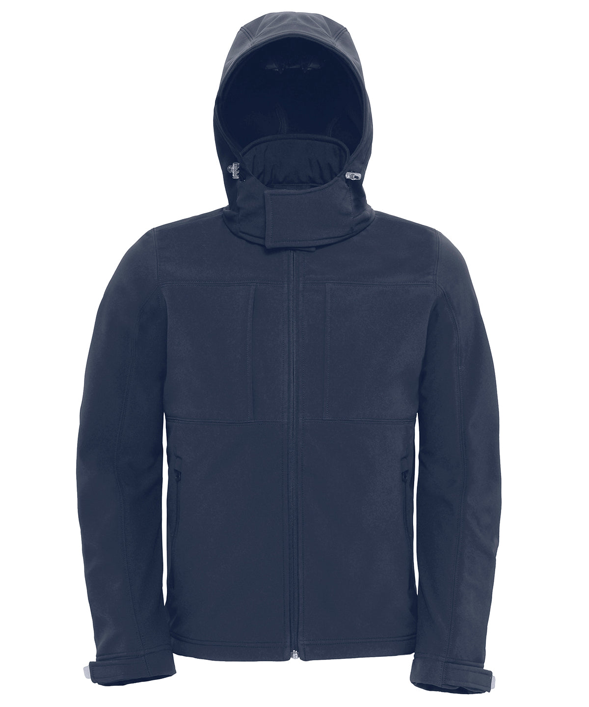 Navy - B&C Hooded softshell /men - GarmentEmbroidery