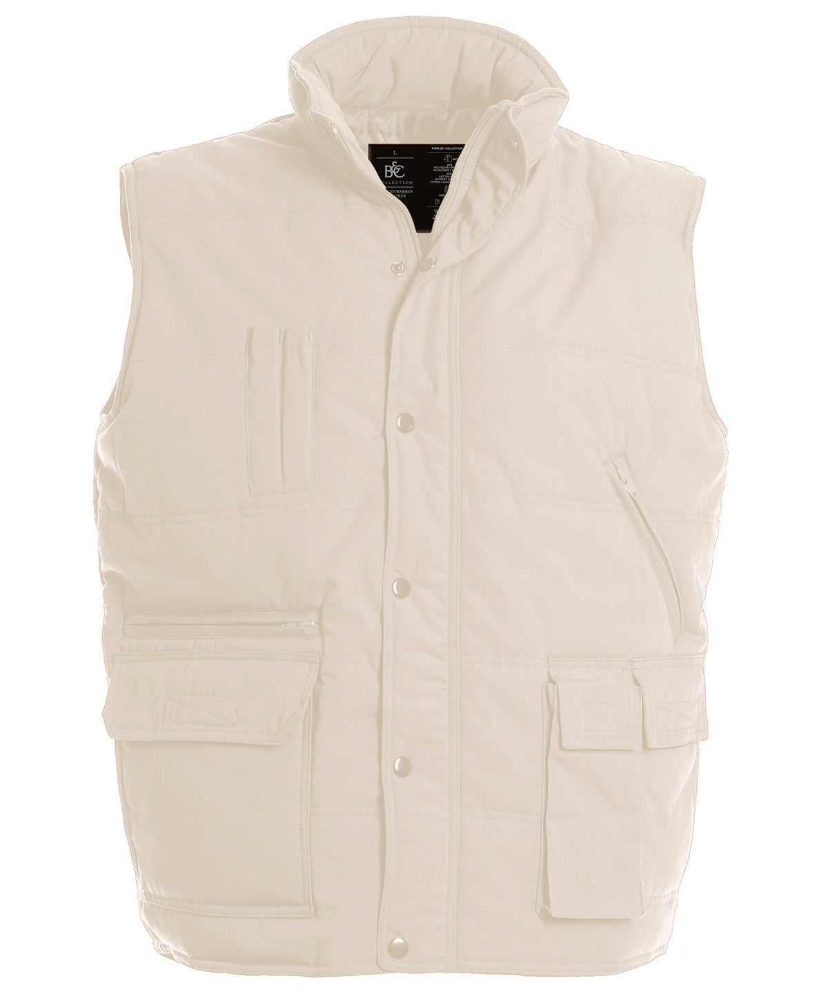 Beige - B&C Bodywarmer explorer - GarmentEmbroidery