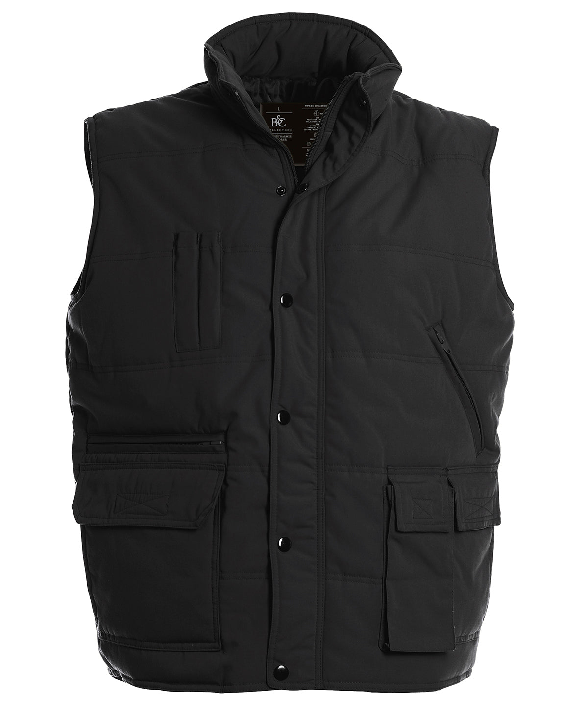 Black* - B&C Bodywarmer explorer - GarmentEmbroidery