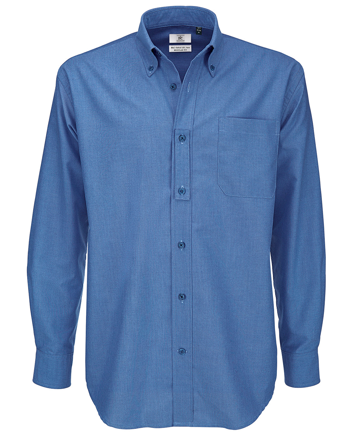 Blue Chip - B&C Oxford long sleeve /men - GarmentEmbroidery