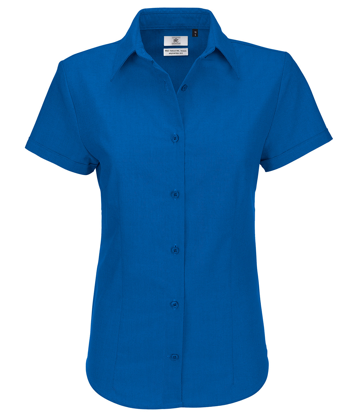 Blue Chip - B&C Oxford short sleeve /women - GarmentEmbroidery