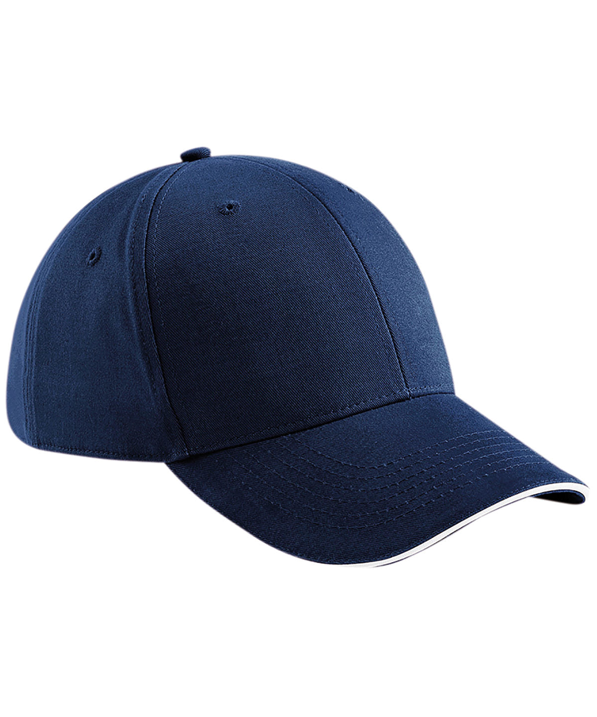 French Navy/White - Athleisure 6-panel cap - GarmentEmbroidery