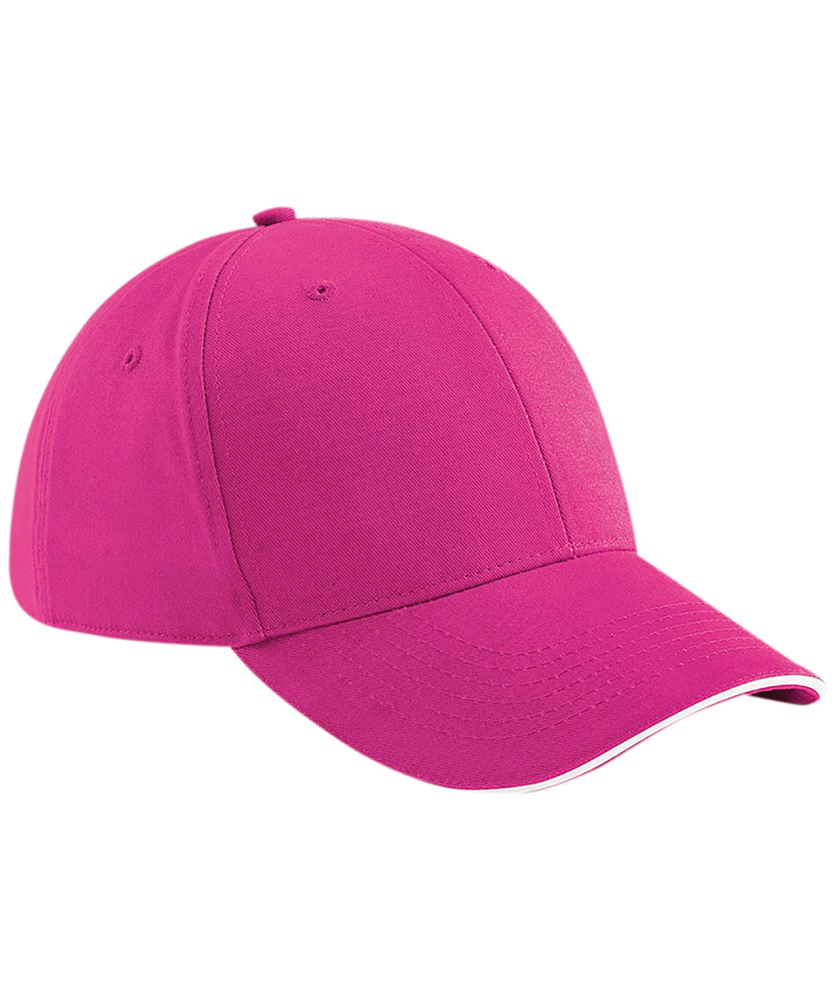 Fuchsia/White - Athleisure 6-panel cap - GarmentEmbroidery