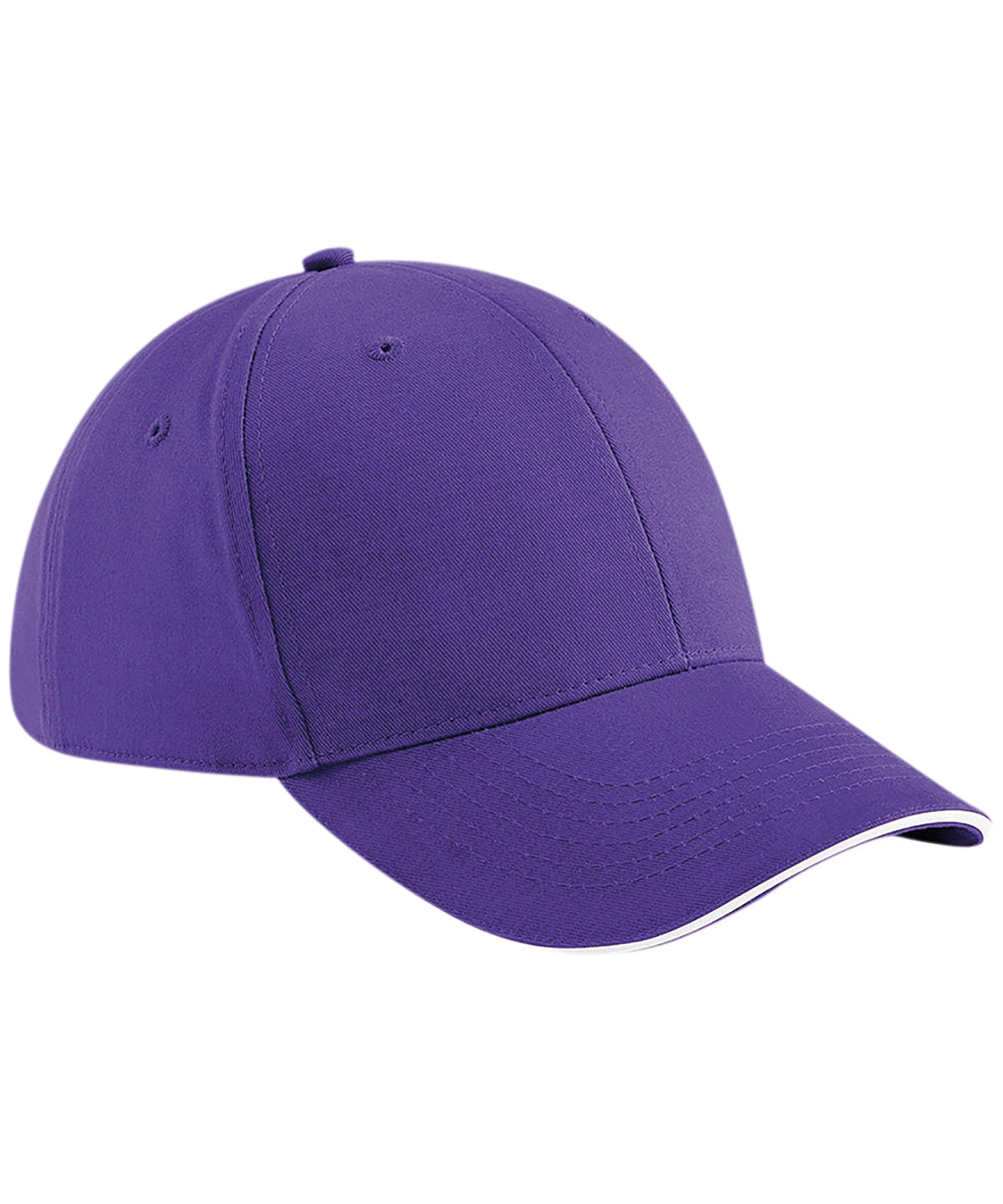 Purple/White - Athleisure 6-panel cap - GarmentEmbroidery