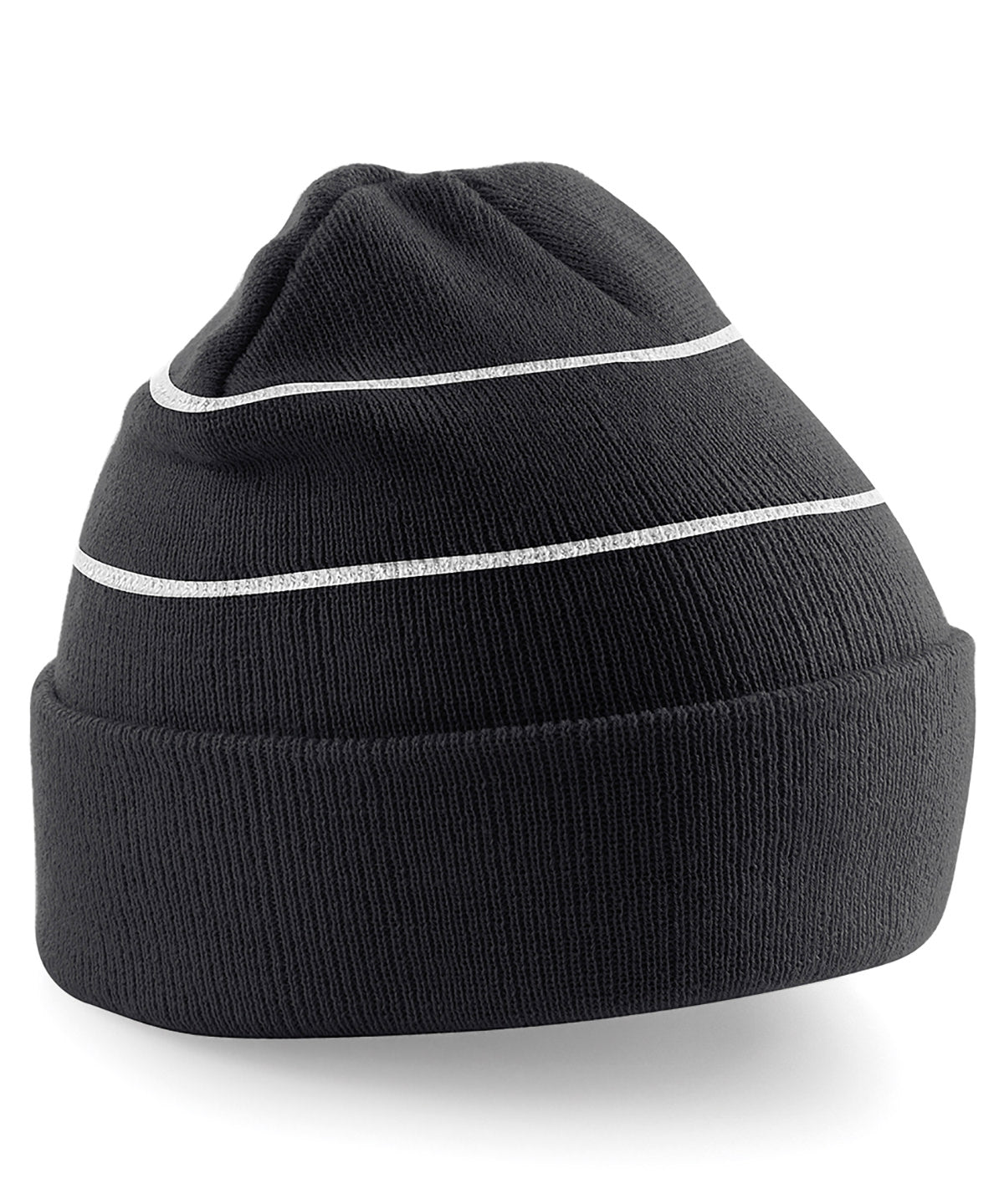 Black - Enhanced-viz beanie - GarmentEmbroidery