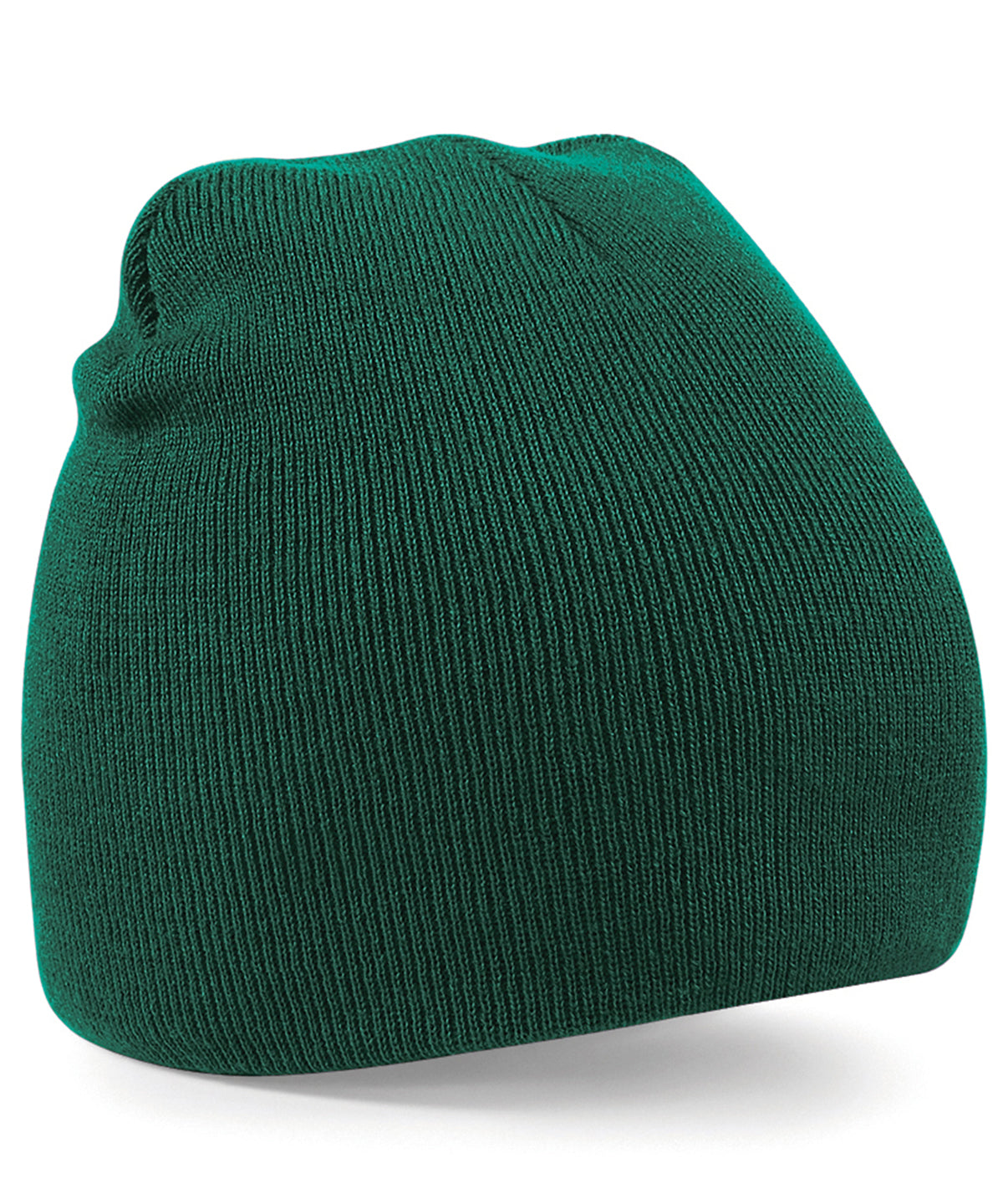 Bottle Green - Two-tone pull-on beanie - GarmentEmbroidery