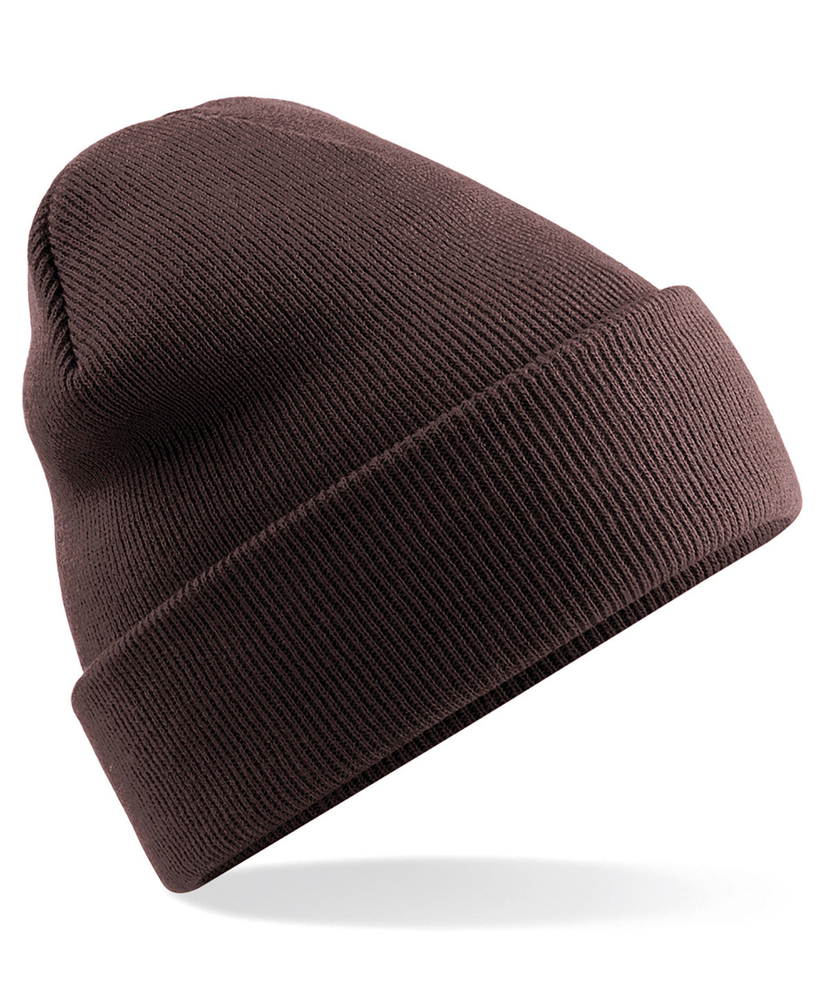 Chocolate - Original cuffed beanie - GarmentEmbroidery