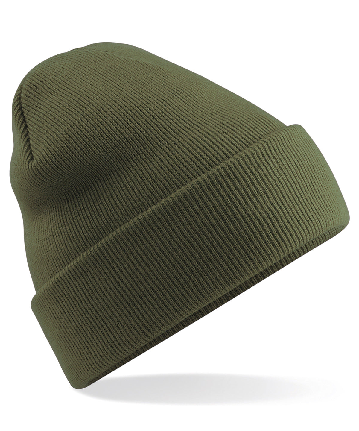 Moss Green - Original cuffed beanie - GarmentEmbroidery