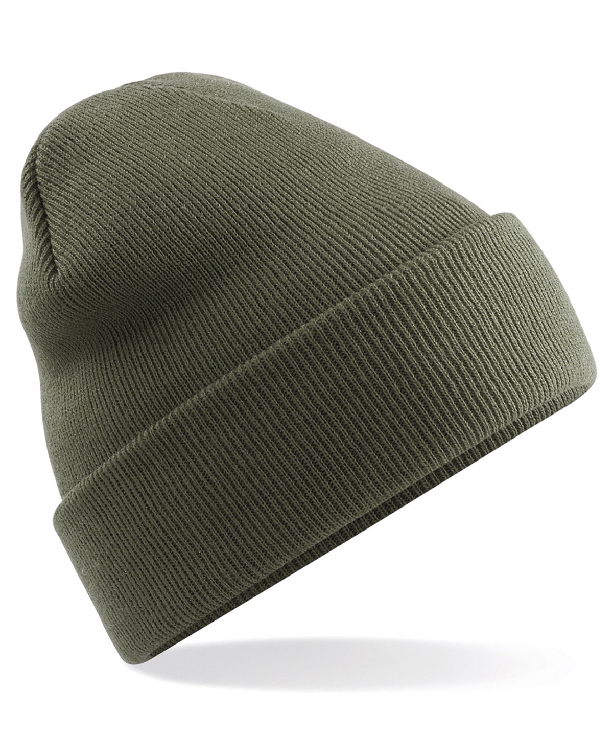 Olive - Original cuffed beanie - GarmentEmbroidery