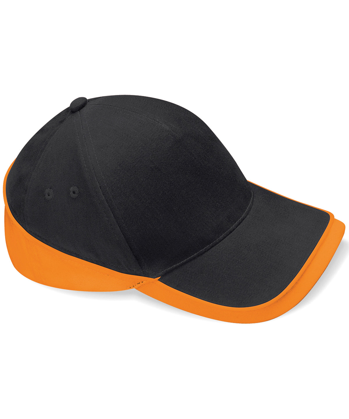 Black/Orange - Teamwear competition cap - GarmentEmbroidery