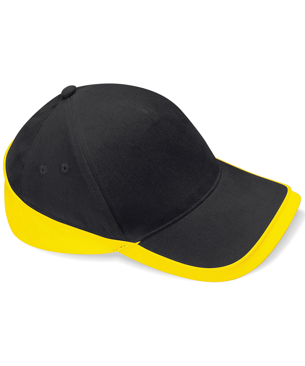 Black/Yellow - Teamwear competition cap - GarmentEmbroidery