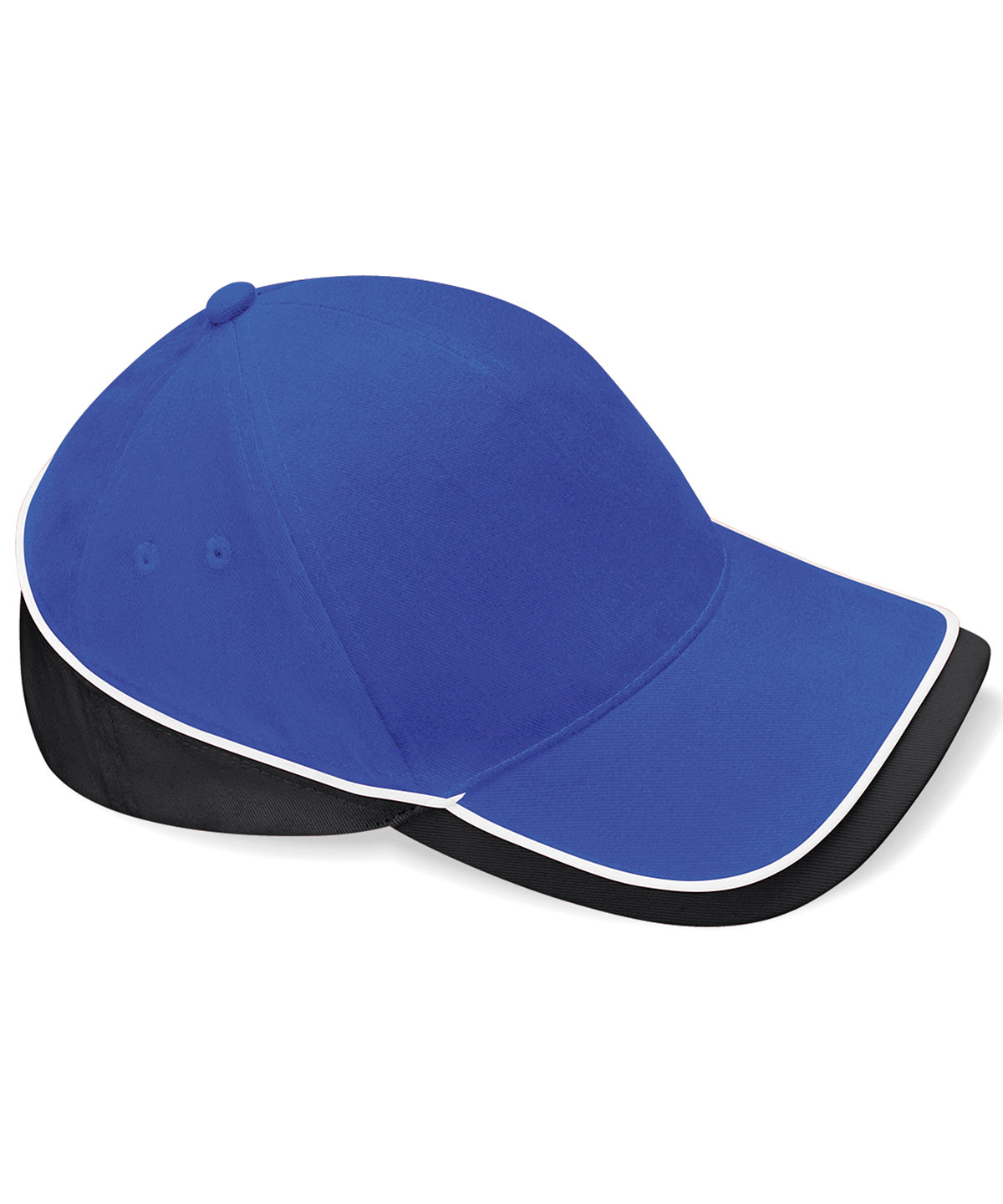 Bright Royal/Black/White - Teamwear competition cap - GarmentEmbroidery