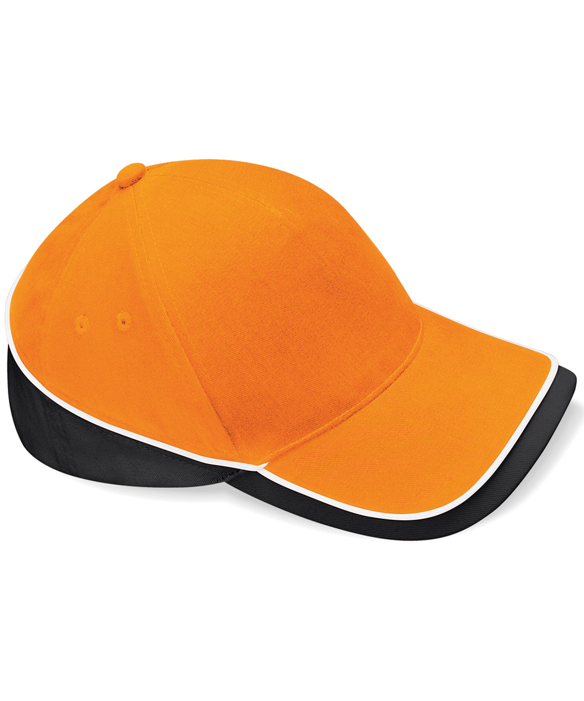 Orange/Black/White - Teamwear competition cap - GarmentEmbroidery