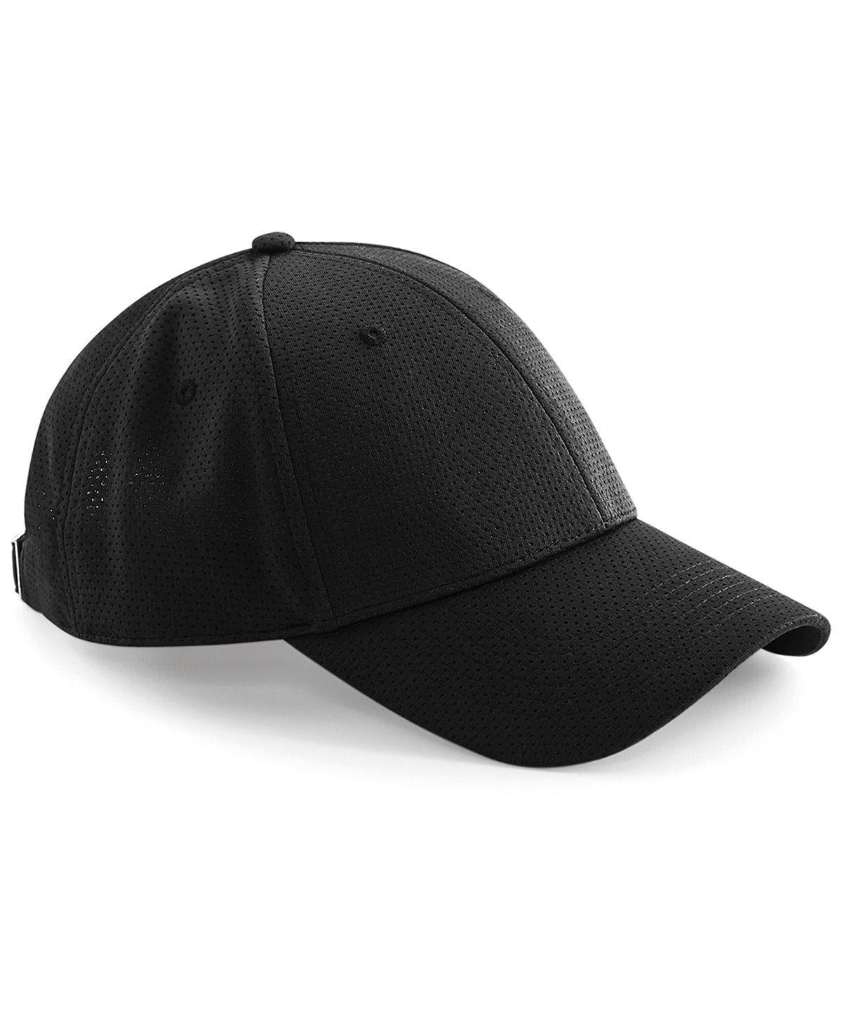 Black - Air mesh 6-panel cap - GarmentEmbroidery