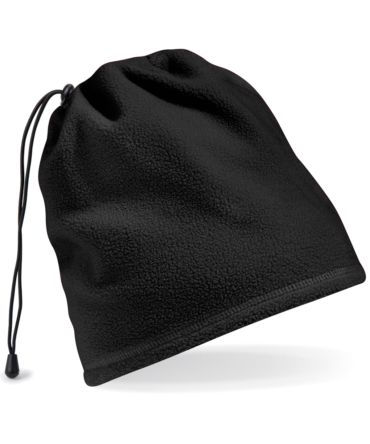 Black - Suprafleece® snood/hat combo - GarmentEmbroidery