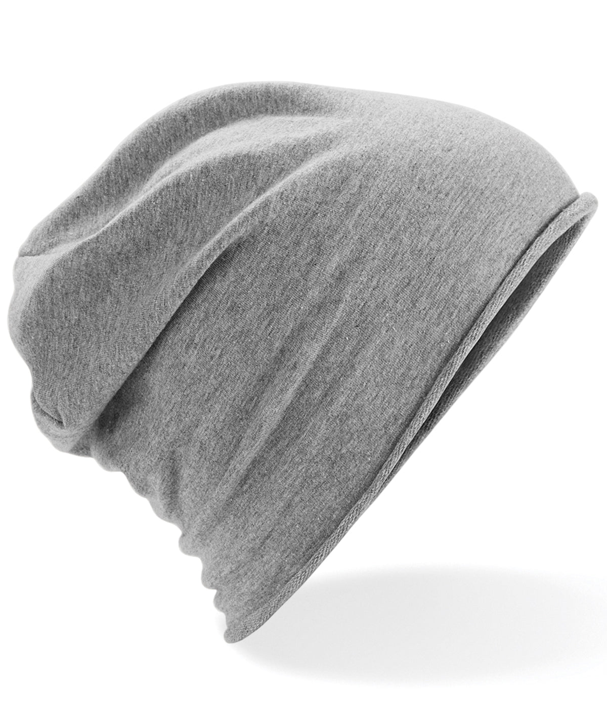 Heather Grey - Jersey beanie - GarmentEmbroidery