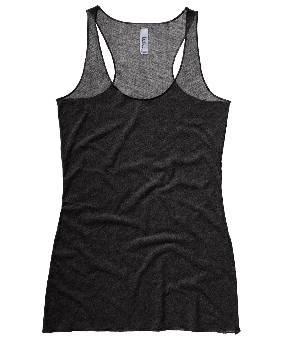 Charcoal Triblend - Triblend racerback tank top - GarmentEmbroidery