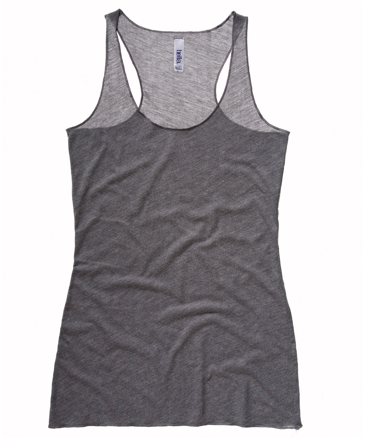 Grey Triblend - Triblend racerback tank top - GarmentEmbroidery