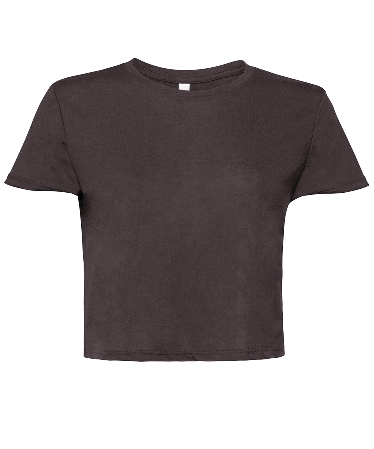 Dark Grey Heather - Women's flowy cropped tee - GarmentEmbroidery