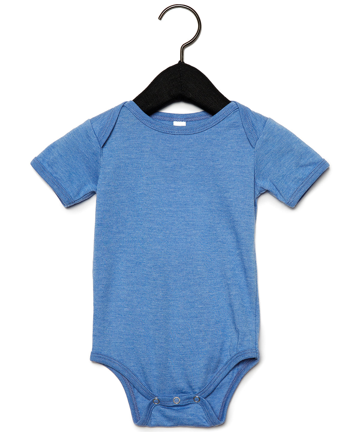 Heather Columbia Blue - Baby Jersey short sleeve one piece - GarmentEmbroidery