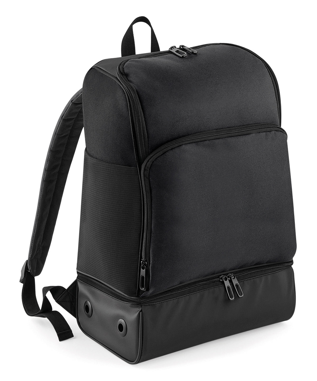 Black/Black - Hardbase sports backpack - GarmentEmbroidery