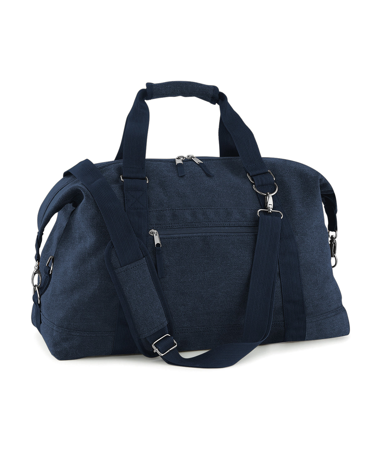 Vintage Oxford Navy - Vintage canvas weekender - GarmentEmbroidery