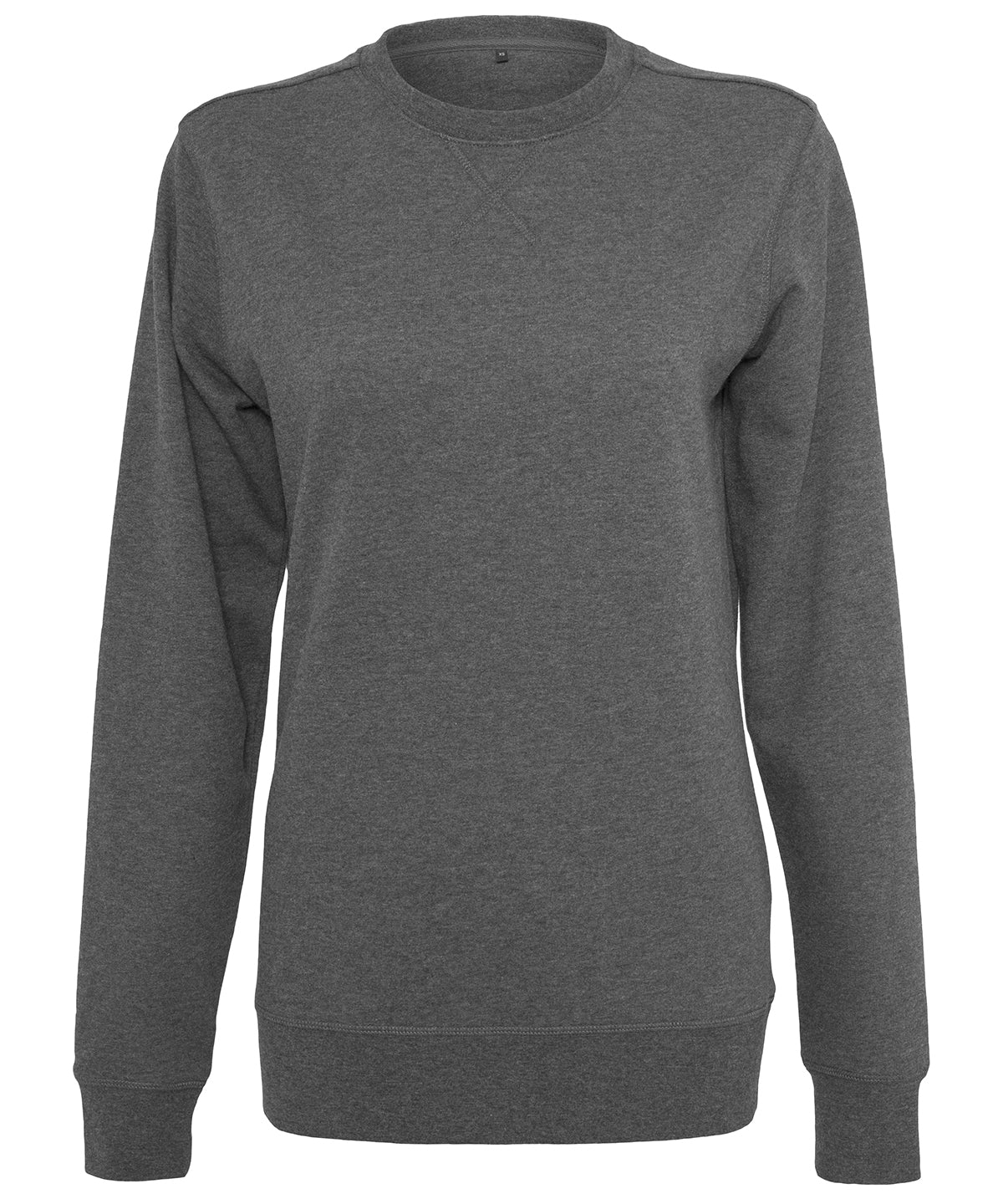 Charcoal - Women's light crewneck - GarmentEmbroidery