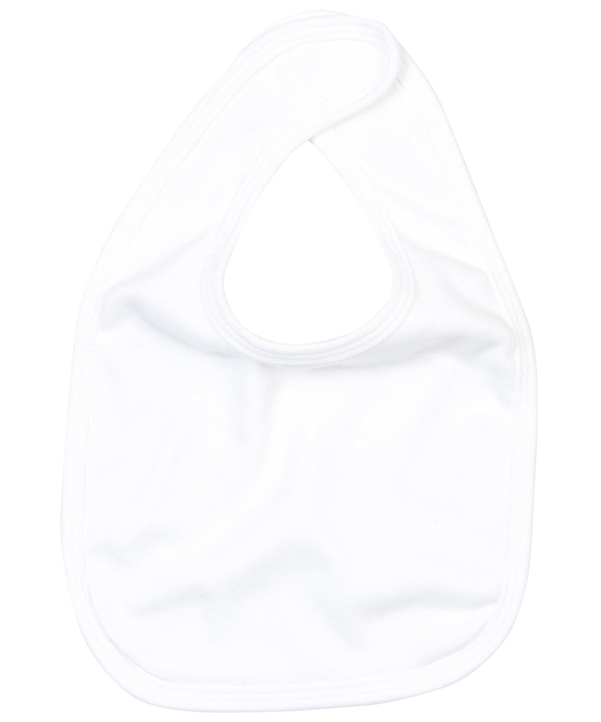 White - Baby bib - GarmentEmbroidery