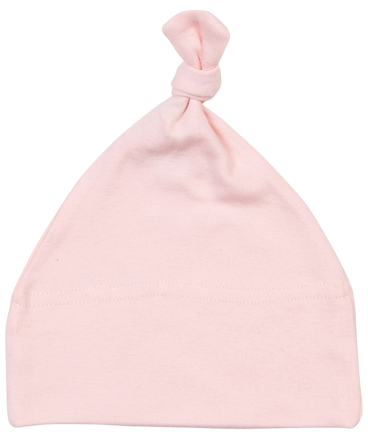 Powder Pink - Baby one-knot hat - GarmentEmbroidery