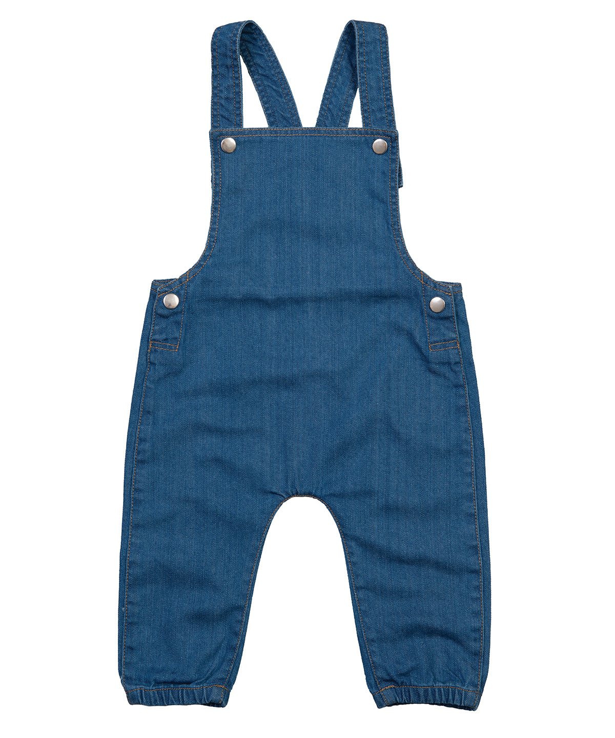 Organic Denim - Baby Rocks denim dungarees - GarmentEmbroidery