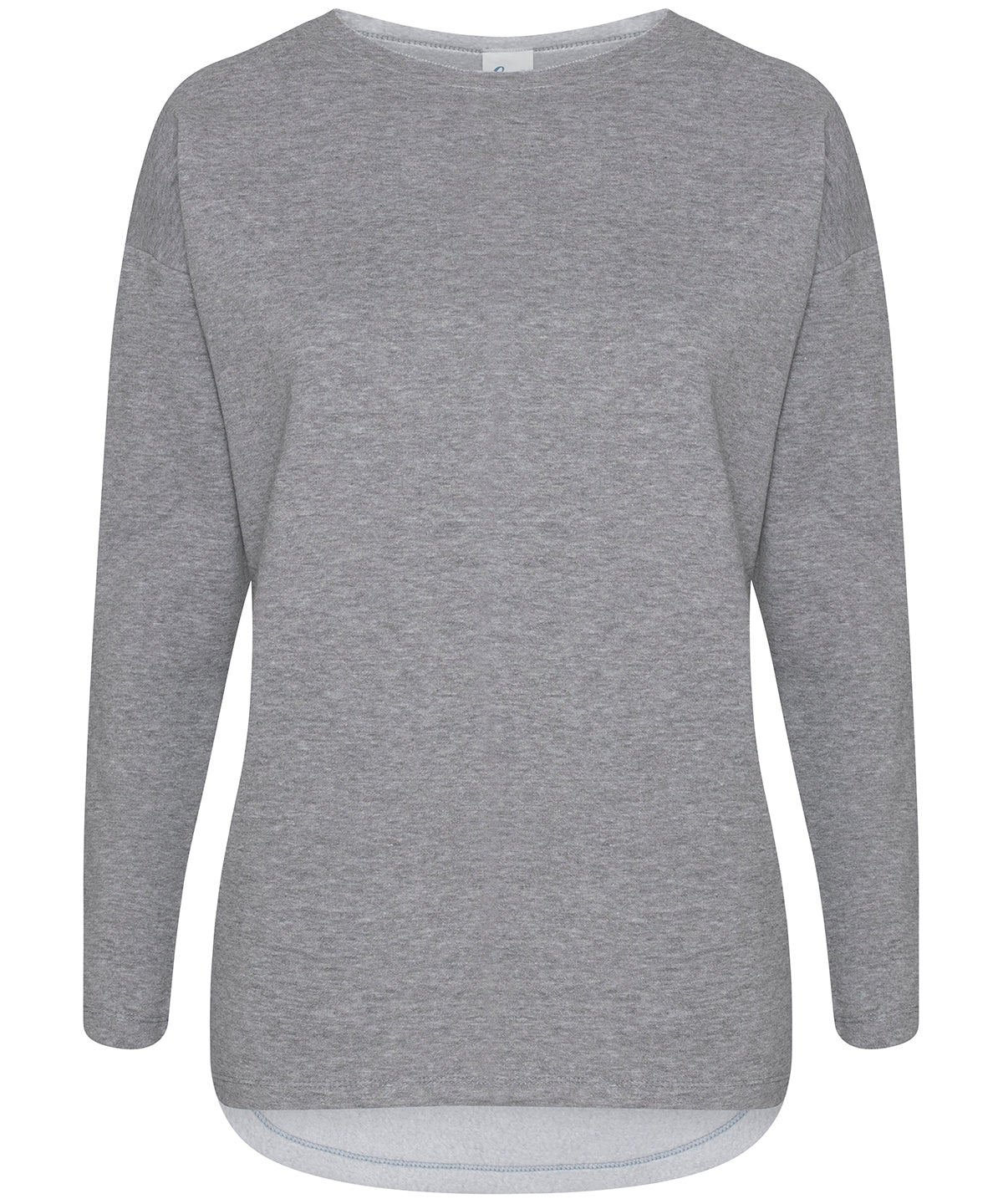 Heather Grey - Gals oversized sweatshirt - GarmentEmbroidery