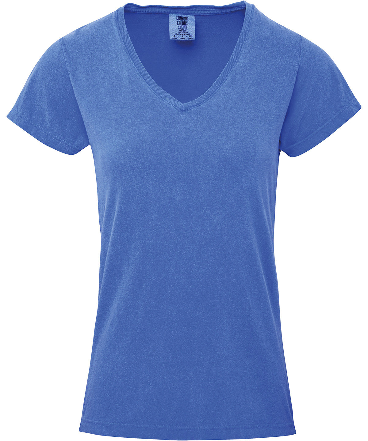Flo Blue - Women's v-neck tee - GarmentEmbroidery
