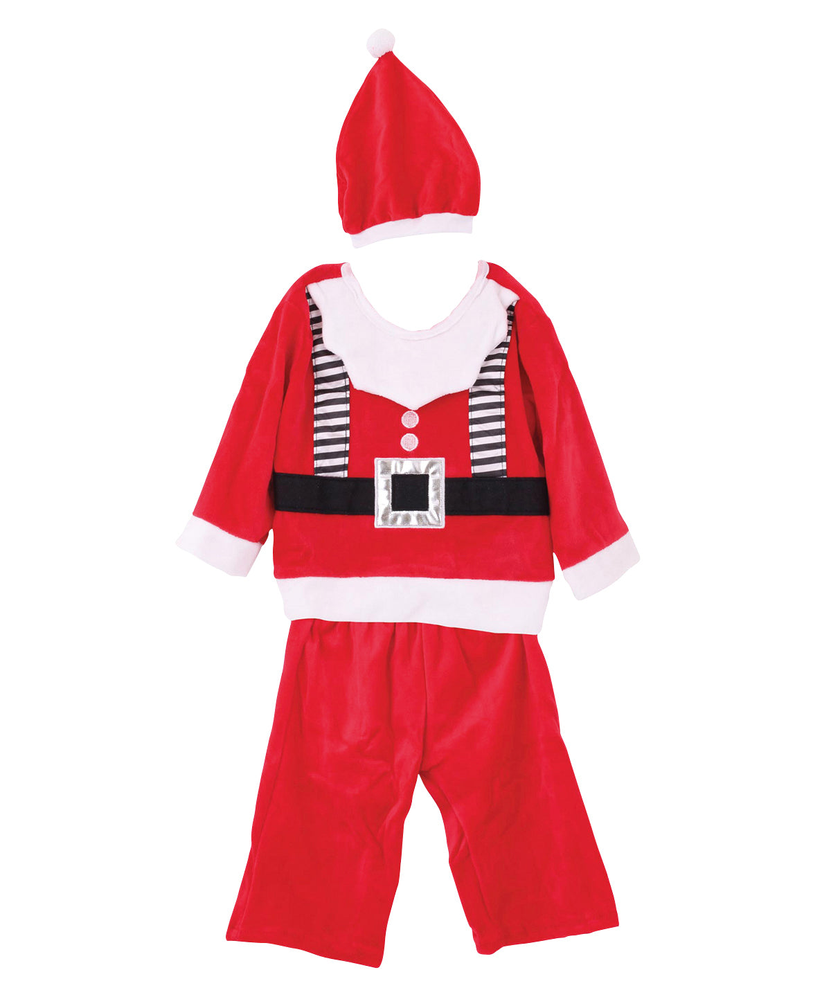 Red - Boys Santa Suit - GarmentEmbroidery