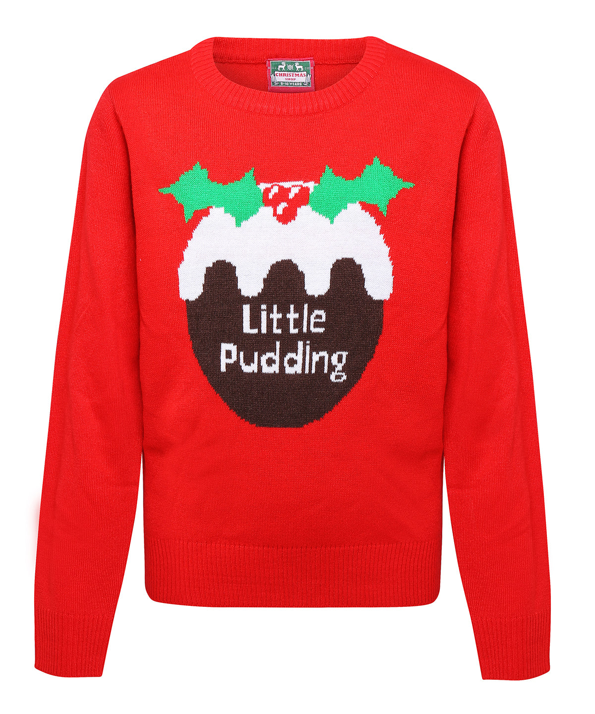 Red - Kids little pudding jumper - GarmentEmbroidery