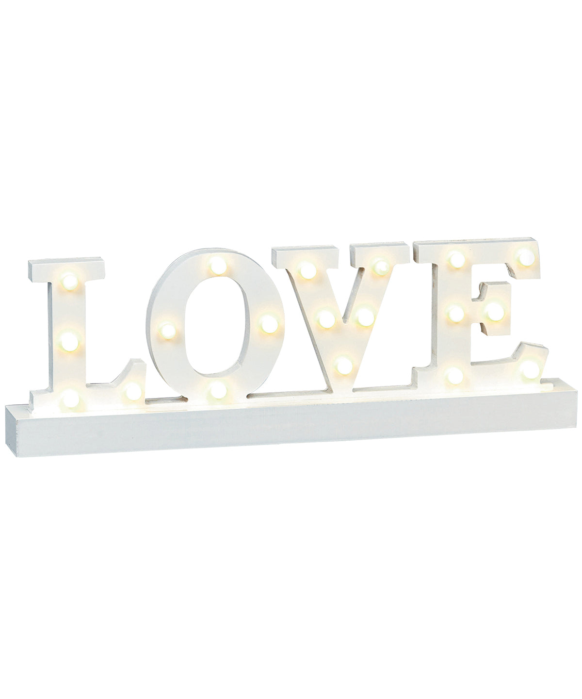 Love - Wooden lit sign - GarmentEmbroidery