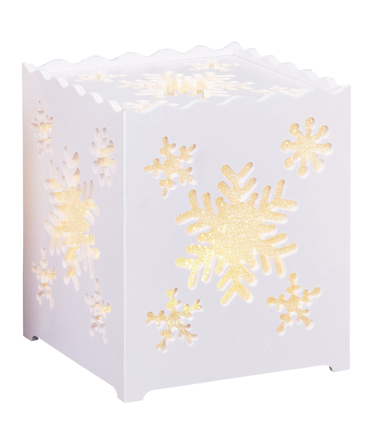 Snowflake - Table light with warm lighting - GarmentEmbroidery