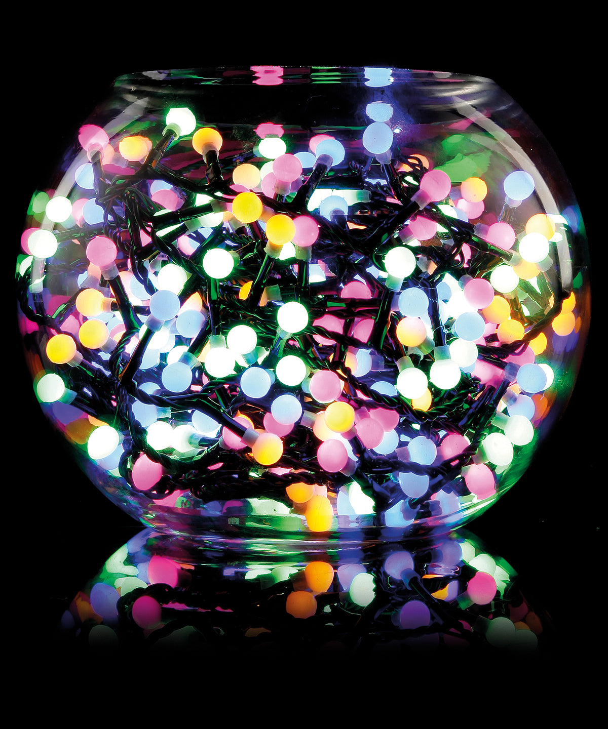 Multi Colour - 400 Frosted LED twister lights - GarmentEmbroidery