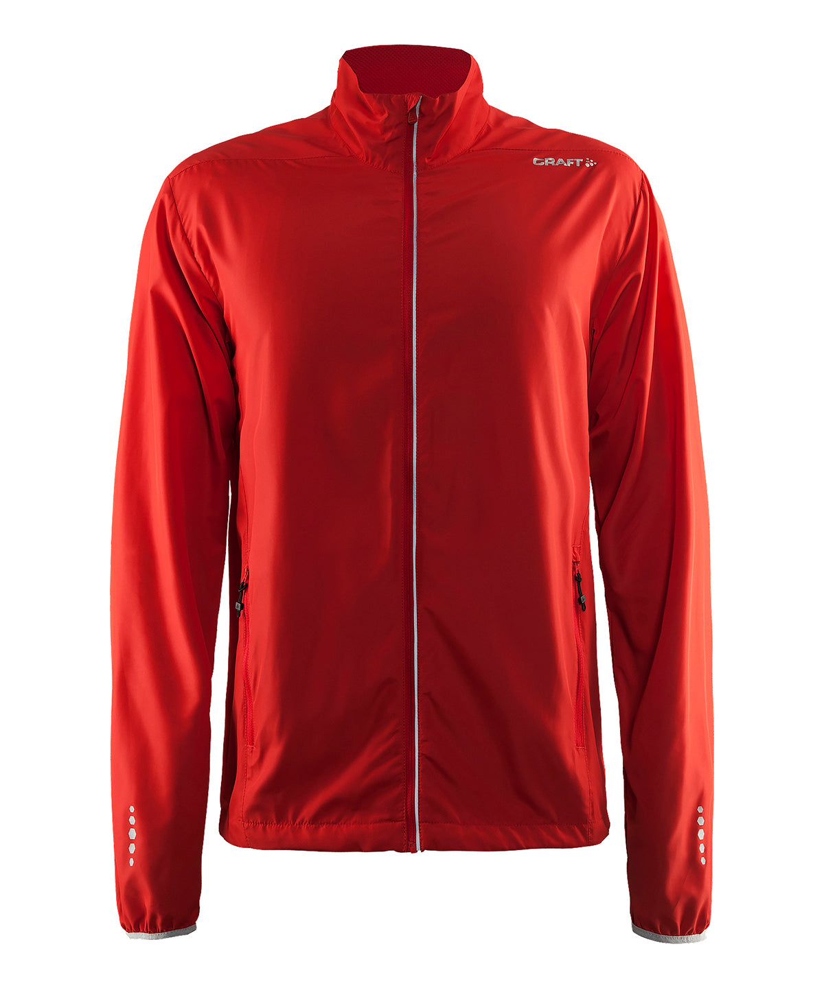 Red - Mind blocked jacket - GarmentEmbroidery