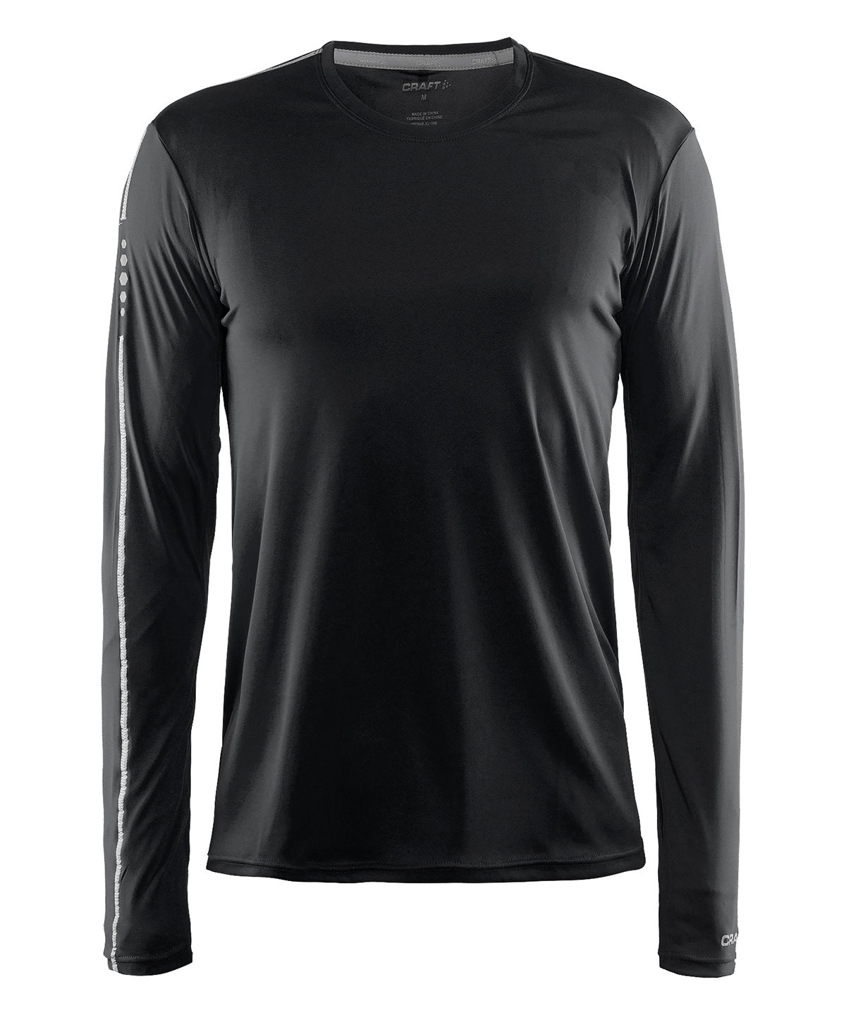 Black - Mind long sleeve tee - GarmentEmbroidery