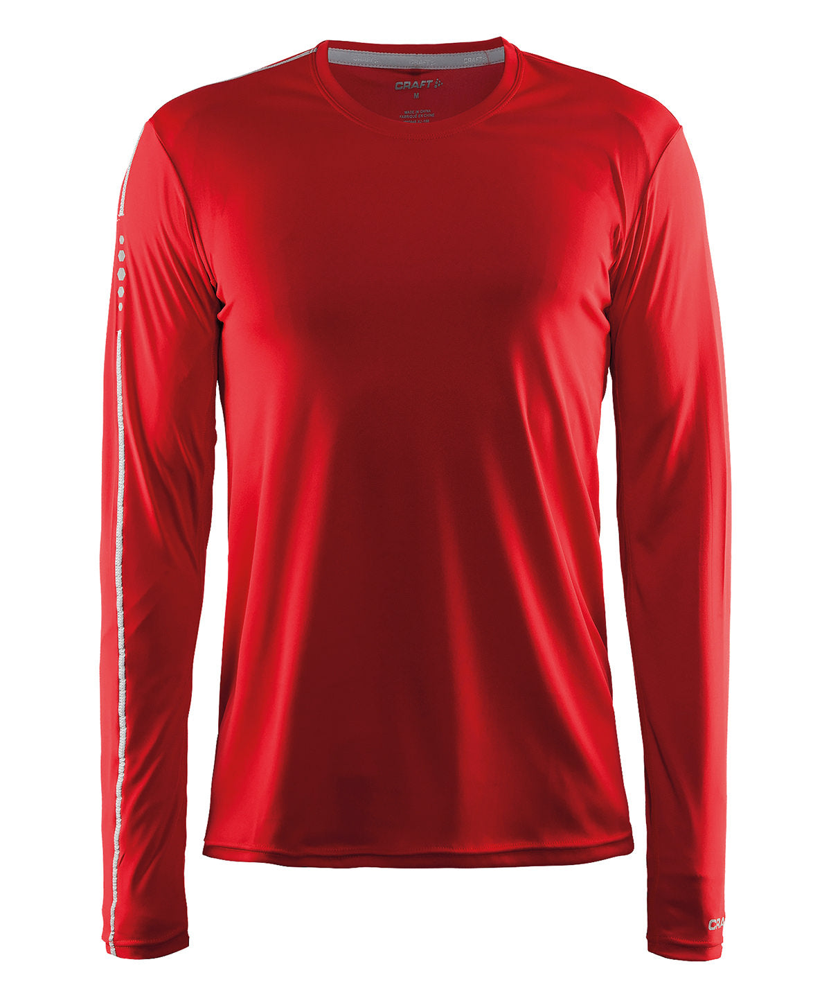 Red - Mind long sleeve tee - GarmentEmbroidery