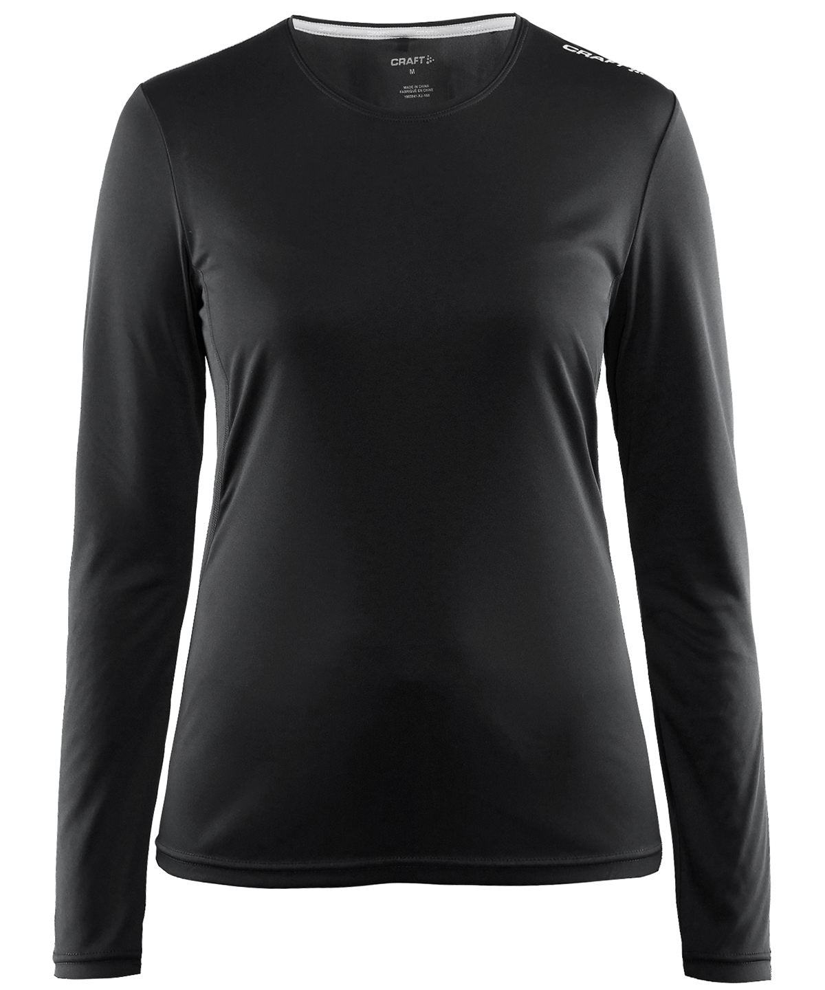 Black - Women's mind long sleeve tee - GarmentEmbroidery