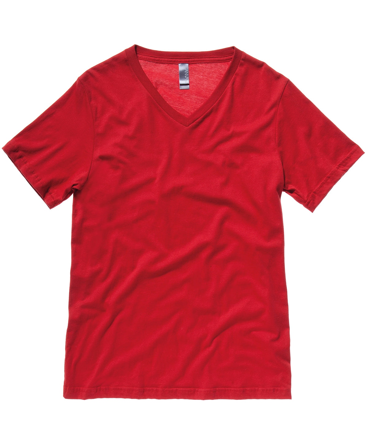 Red - Unisex Jersey v-neck t-shirt - GarmentEmbroidery