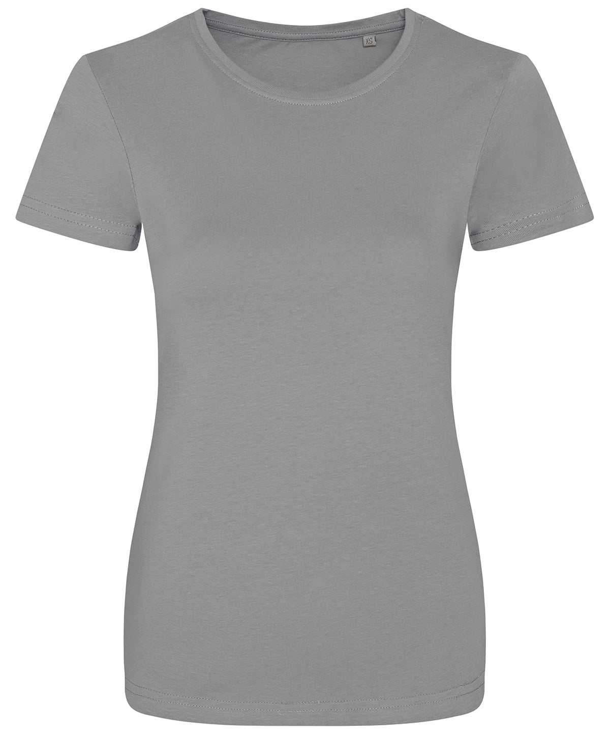 Heather Grey - Women's Cascade organic tee - GarmentEmbroidery