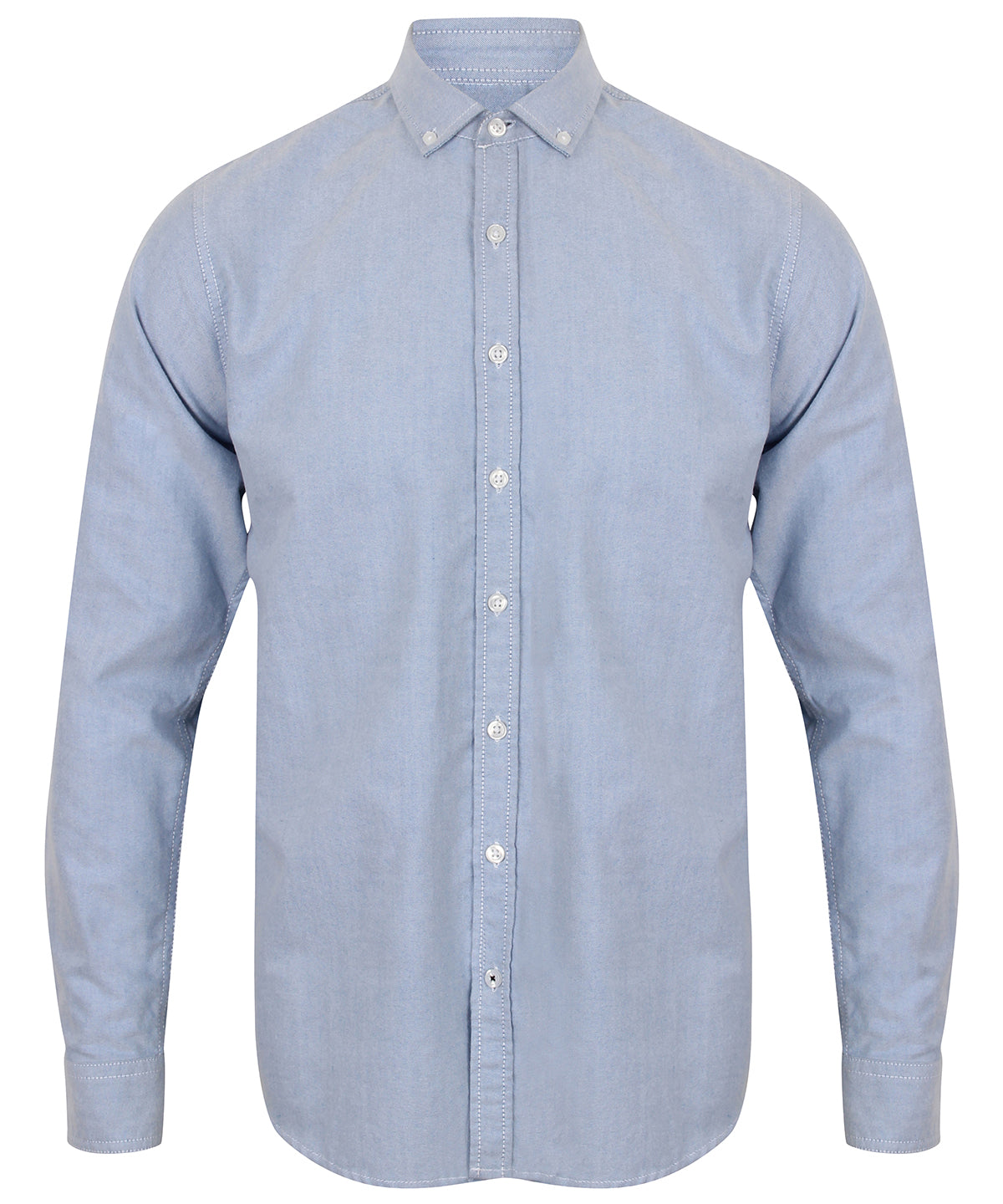 Light Blue - Supersoft casual shirt - GarmentEmbroidery