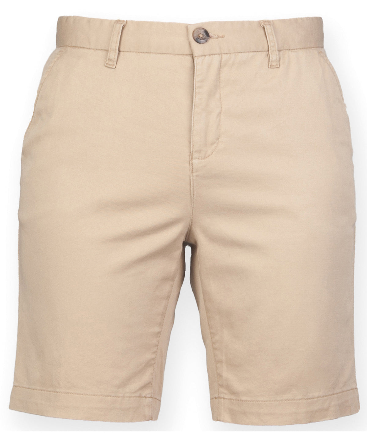 Stone - Women's stretch chino shorts - GarmentEmbroidery